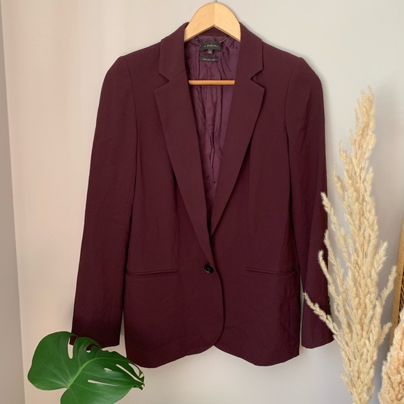 Aritzia Jackets & Blazers - Aritzia Babaton Deep Purple Boxy Blazer Size 0